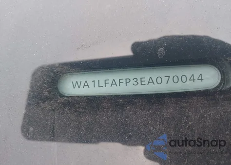 2014 Audi Q5 2.0T Premium из США, поврежденный, VIN WA1LFAFP3EA070044